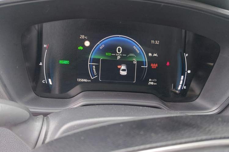 Used Toyota Corolla 2023 1.8L Smart Electric Hybrid Dual-Motor Elite Edition Odometer Close Up