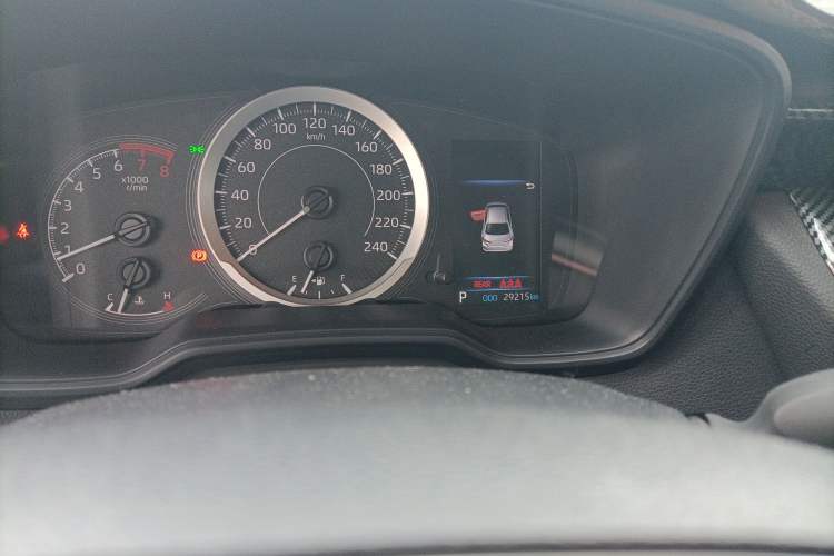 Used Toyota Corolla 2023 1.2T Pioneer Edition Odometer Close Up
