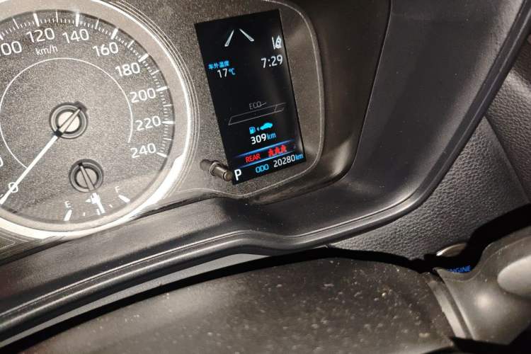 Used Toyota Corolla 2023 1.2T Pioneer Edition Odometer Close Up