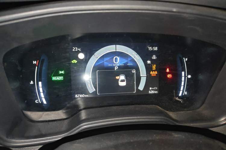 Used Toyota Corolla 2023 1.8L Smart Electric Hybrid Dual-Motor Pioneer Edition Odometer Close Up