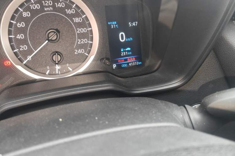 Used Toyota Corolla 2023 1.2T Elite Edition Odometer Close Up