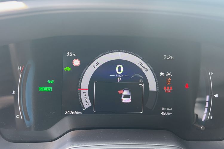 Used Toyota Corolla 2023 1.8L Smart Electric Hybrid Dual-Motor Elite Edition Odometer Close Up