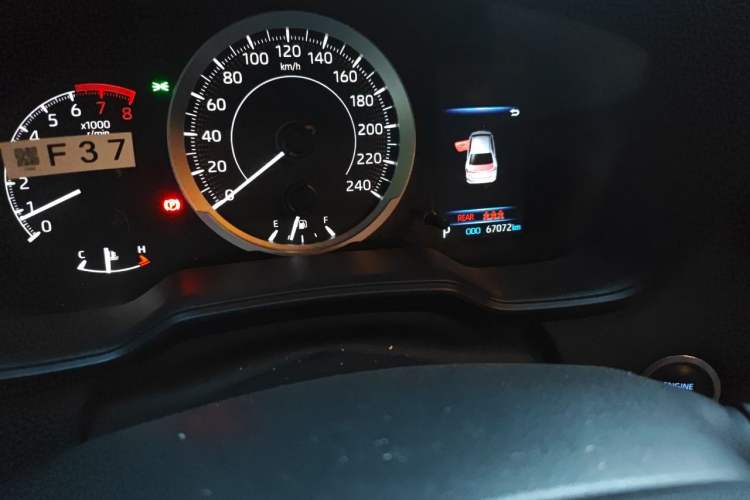 Used Toyota Corolla 2023 1.2T Elite Edition Odometer Close Up