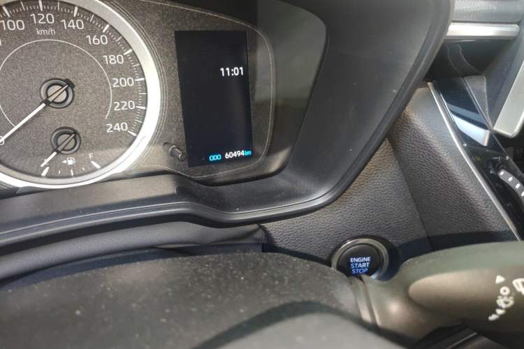 Used Toyota Corolla 2023 1.2T Elite Edition Odometer Close Up