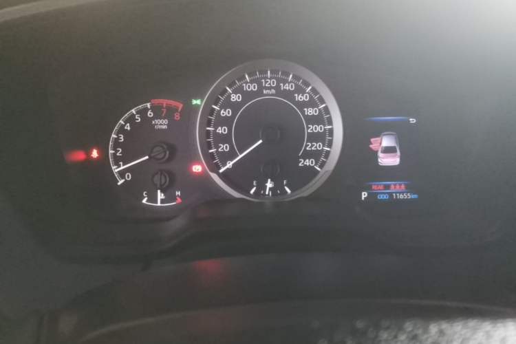 Used Toyota Corolla 2023 1.2T Pioneer Edition Odometer Close Up