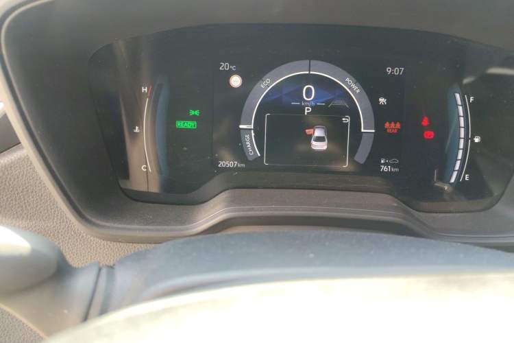 Used Toyota Corolla 2023 1.8L Smart Electric Hybrid Dual-Motor Pioneer Edition Odometer Close Up