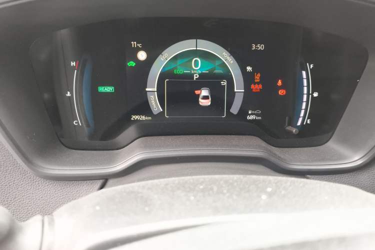 Used Toyota Corolla 2023 1.8L Smart Electric Hybrid Dual-Motor Elite Edition Odometer Close Up