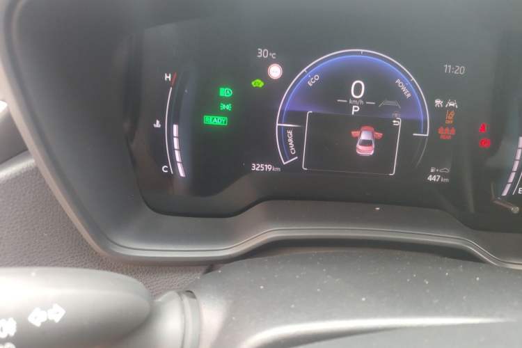 Used Toyota Corolla 2023 1.8L Smart Electric Hybrid Dual-Motor Elite Edition Odometer Close Up