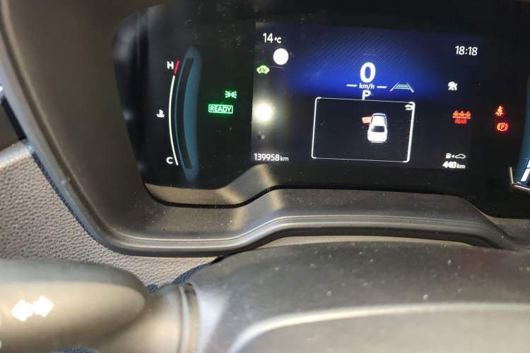 Used Toyota Corolla 2023 1.8L Smart Electric Hybrid Dual-Motor Pioneer Edition Odometer Close Up