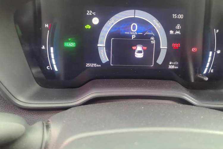Used Toyota Corolla 2023 1.8L Smart Electric Hybrid Dual-Motor Elite Edition Odometer Close Up