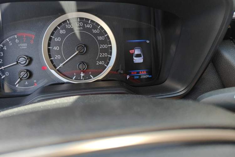 Used Toyota Corolla 2023 1.2T Elite Edition Odometer Close Up
