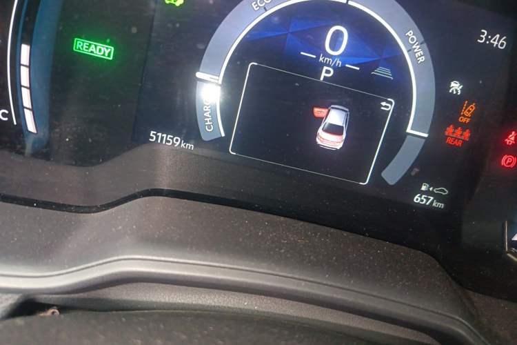 Used Toyota Corolla 2024 1.8L Smart Electric Hybrid Dual-Engine Elite Edition Odometer Close Up