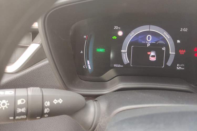 Used Toyota Corolla 2024 1.8L Smart Electric Hybrid Dual-Engine Pioneer Edition Odometer Close Up