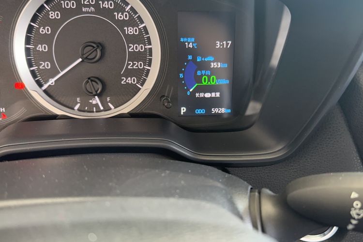 Used Toyota Corolla 2024 1.2T Pioneer Edition Odometer Close Up