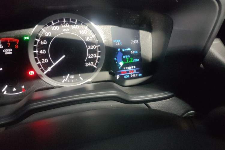Used Toyota Corolla 2024 1.2T Elite Edition Odometer Close Up