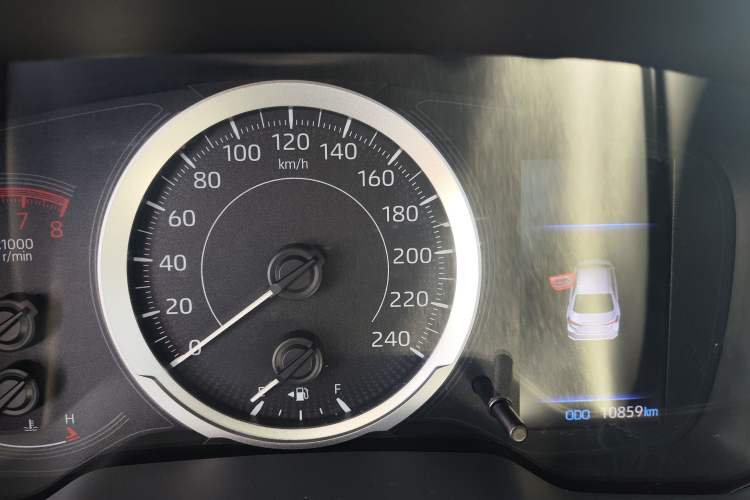 Used Toyota Corolla 2024 1.2T Pioneer Edition Odometer Close Up