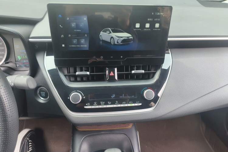 Used Toyota Corolla 2025 Model 1.2T Elite Edition Audio And AC Panel