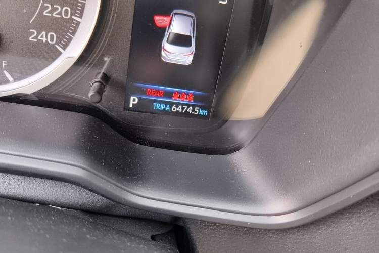 Used Toyota Corolla 2025 Model 1.2T Pioneer Edition Odometer Close Up