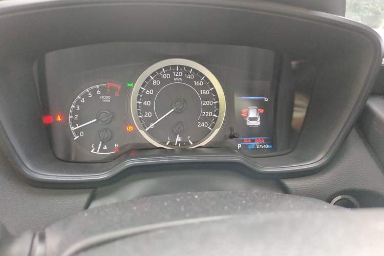 Used Toyota Corolla Cross 2022 2.0L Elite Edition Odometer Close Up