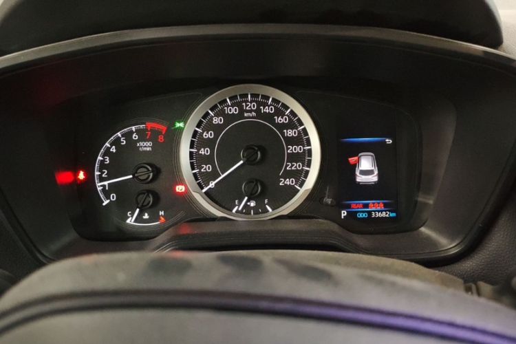 Used Toyota Corolla Cross 2022 2.0L Elite Edition Odometer Close Up