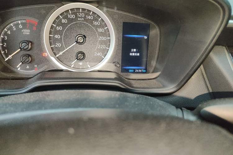 Used Toyota Corolla Cross 2022 2.0L Elite Edition Odometer Close Up