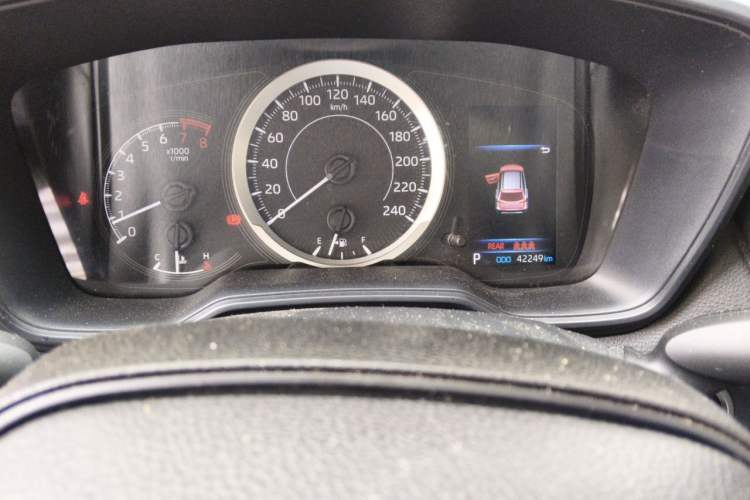 Used Toyota Corolla Cross 2022 2.0L Elite Edition Odometer Close Up