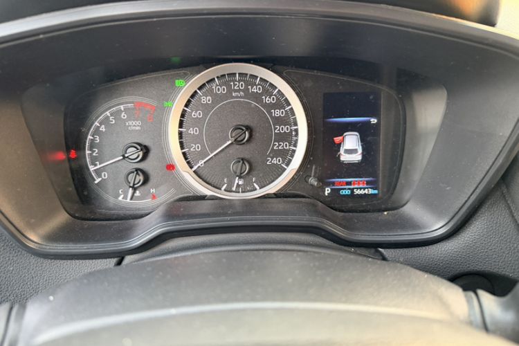 Used Toyota Corolla Cross 2022 2.0L Pioneer Edition Odometer Close Up