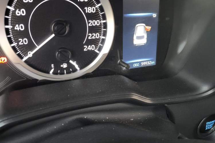 Used Toyota Corolla Cross 2022 2.0L Elite Edition Odometer Close Up