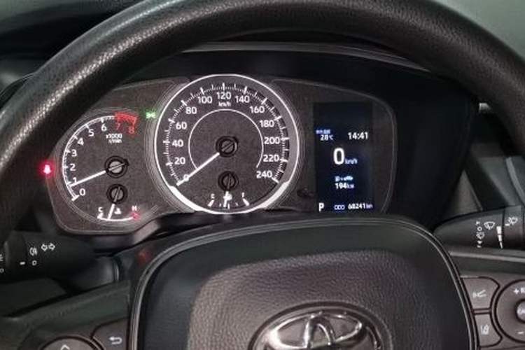 Used Toyota Corolla Cross 2022 2.0L Pioneer Edition Odometer Close Up