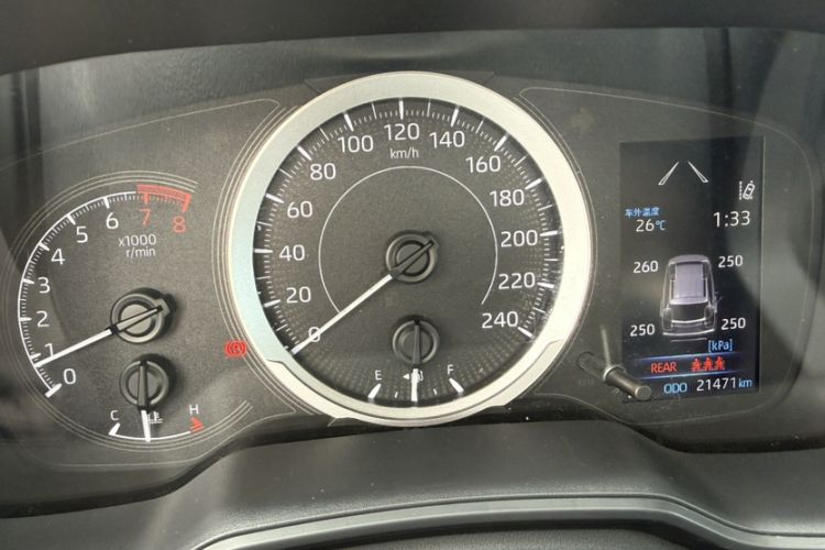 Used Toyota Corolla Cross 2022 2.0L Elite Edition Odometer Close Up