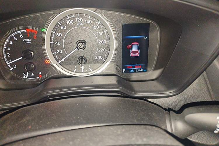 Used Toyota Corolla Cross 2022 2.0L Elite Edition Odometer Close Up