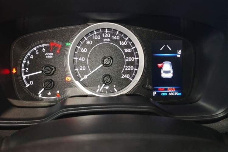 Used Toyota Corolla Cross 2022 2.0L Pioneer Edition Odometer Close Up