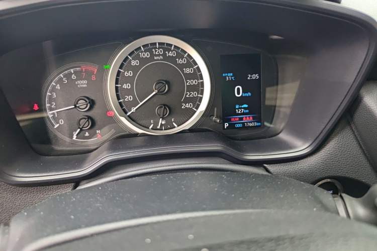 Used Toyota Corolla Cross 2022 2.0L Elite Edition Odometer Close Up