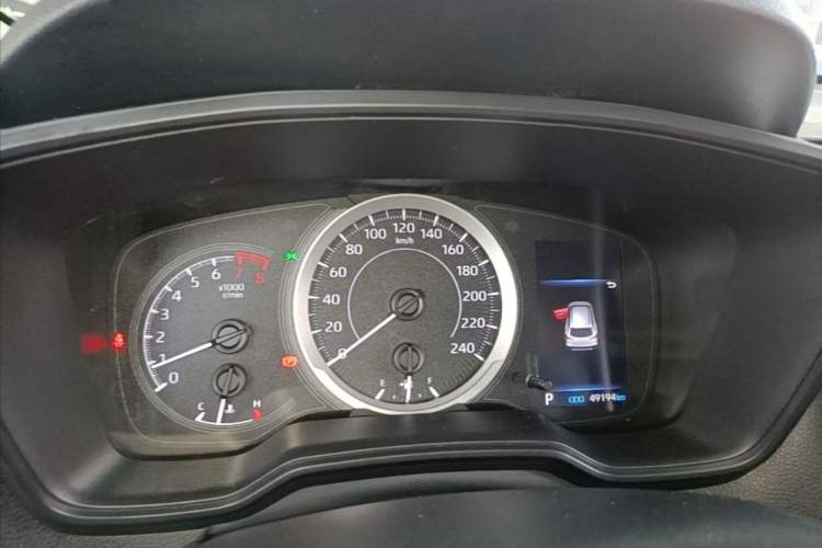 Used Toyota Corolla Cross 2022 2.0L Elite Edition Odometer Close Up