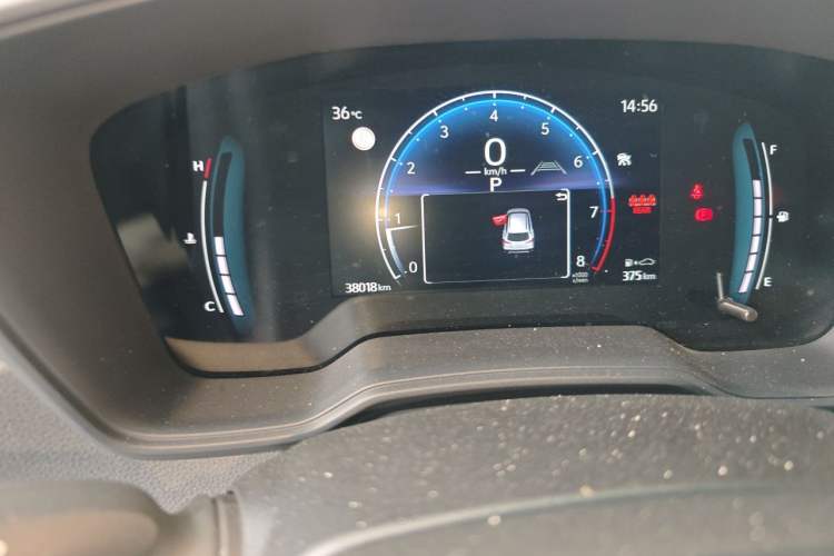 Used Toyota Corolla Cross 2023 2.0L Elite Edition Odometer Close Up