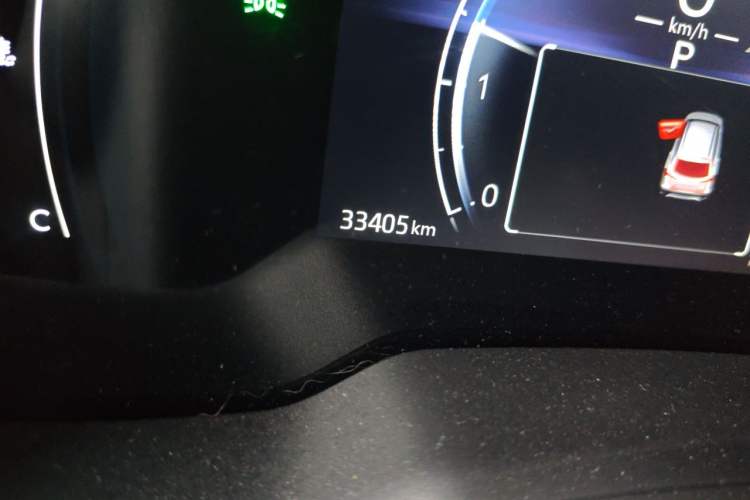 Used Toyota Corolla Cross 2023 2.0L Elite Edition Odometer Close Up