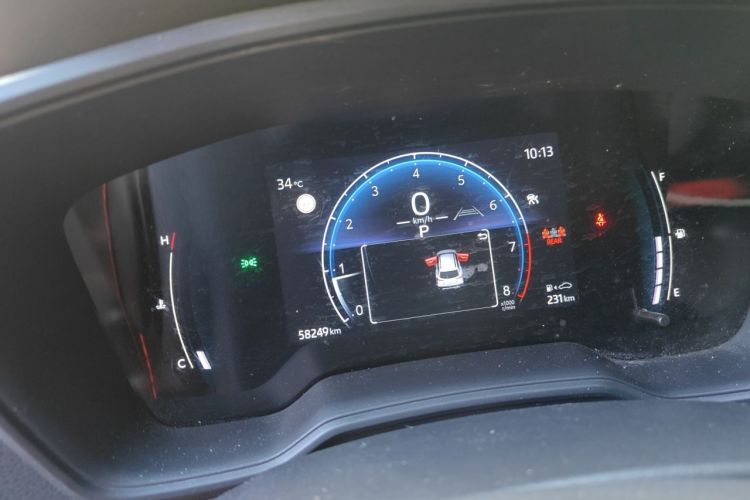 Used Toyota Corolla Cross 2023 2.0L Elite Edition Odometer Close Up