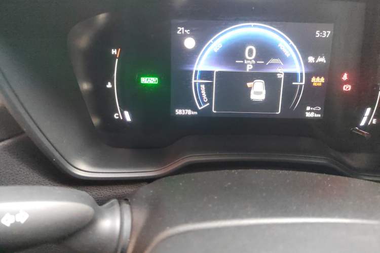 Used Toyota Corolla Cross 2023 Dual-Motor 2.0L Pioneer Edition Odometer Close Up