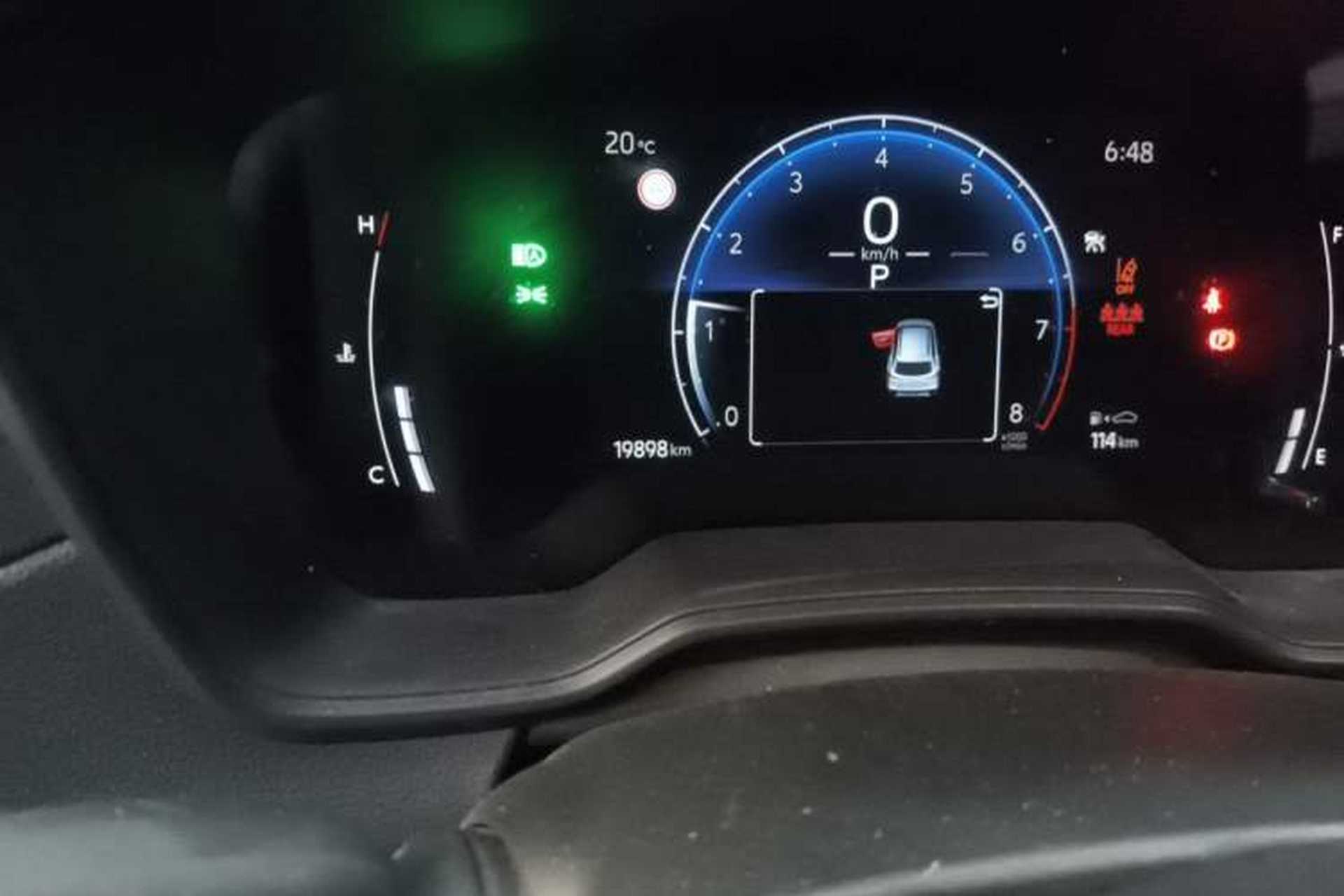 Used Toyota Corolla Cross 2023 2.0L Elite Edition Odometer Close Up