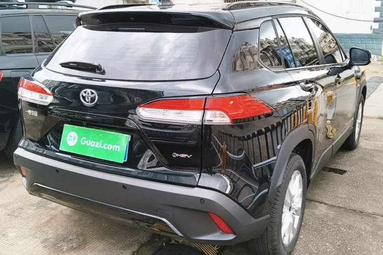 Used Toyota Corolla Cross 2024 2.0L Smart Electric Hybrid Dual-Engine Pioneer Edition Rear Right 45 Deg