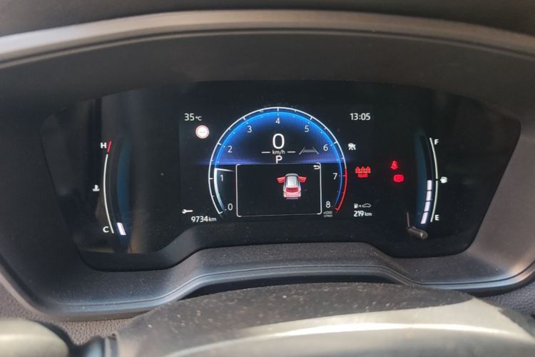 Used Toyota Corolla Cross 2024 2.0L Elite Edition Odometer Close Up