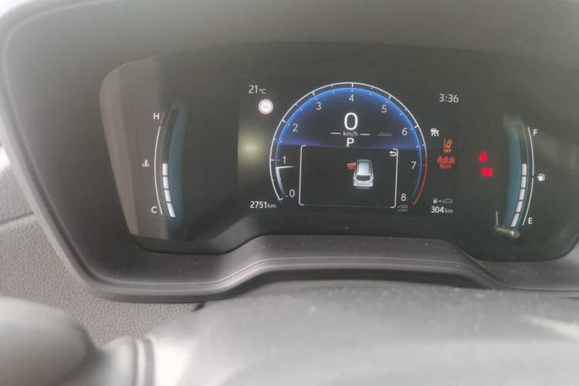 Used Toyota Corolla Cross 2024 2.0L Pioneer Edition Odometer Close Up
