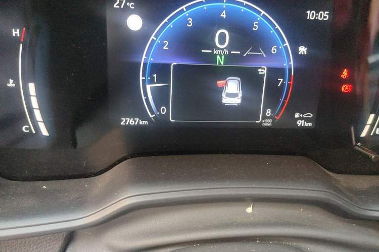 Used Toyota Corolla Cross 2024 2.0L Pioneer Edition Odometer Close Up