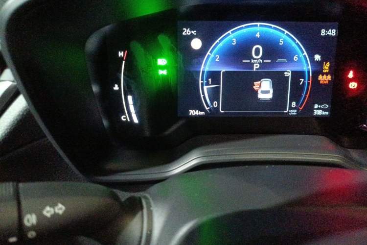 Used Toyota Corolla Cross 2024 2.0L Elite Edition Odometer Close Up