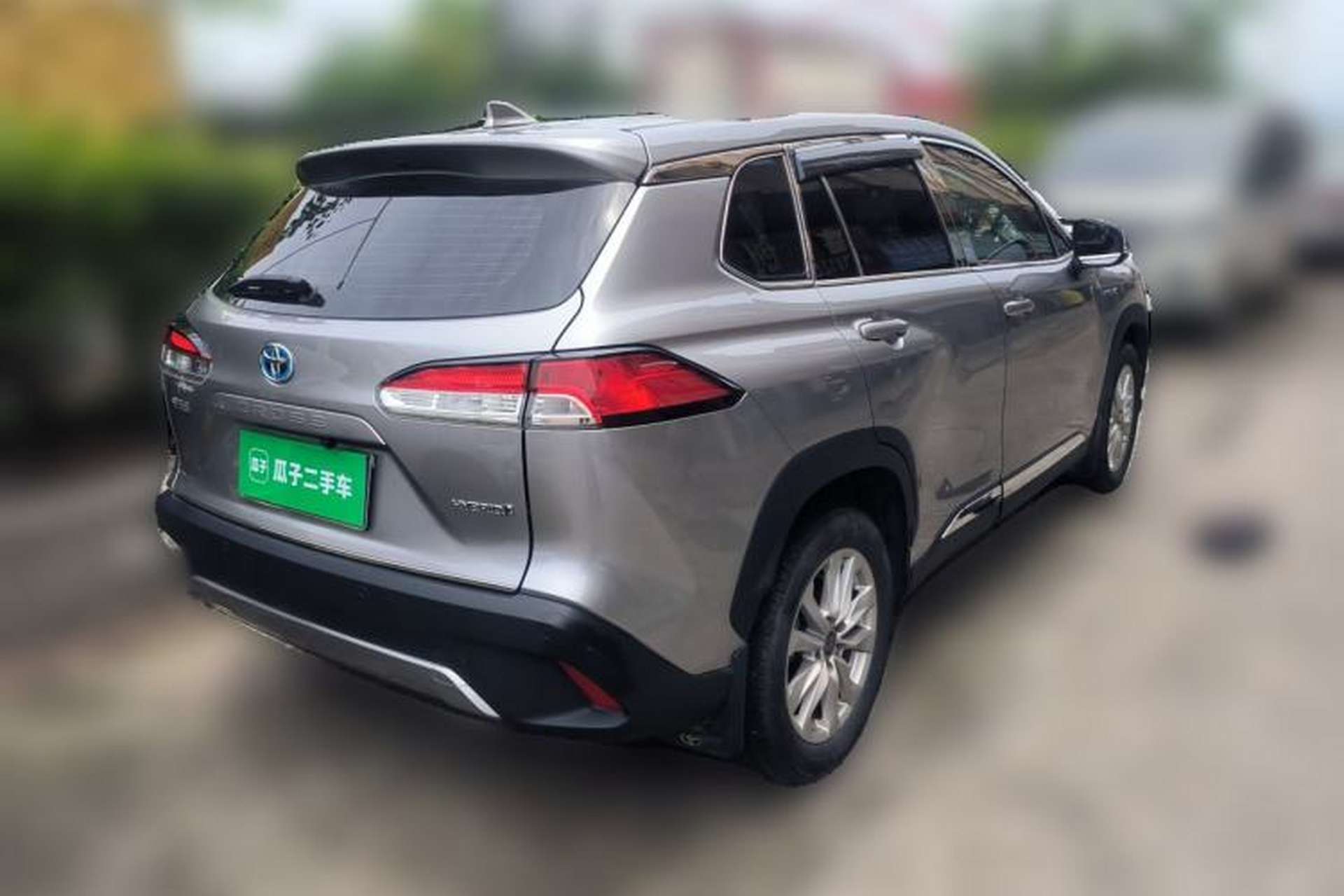 Used Toyota Corolla Cross 2024 2.0L Smart Electric Hybrid Dual-Engine Pioneer Edition Rear Right 45 Deg