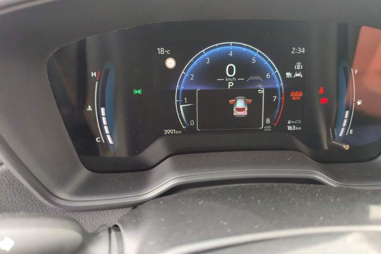 Used Toyota Corolla Cross 2024 2.0L Elite Edition Odometer Close Up