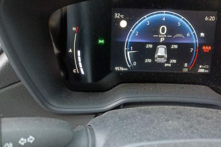 Used Toyota Corolla Cross 2024 2.0L Luxury Edition Odometer Close Up