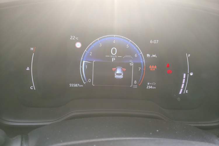 Used Toyota Corolla Cross 2024 2.0L Pioneer Edition Odometer Close Up