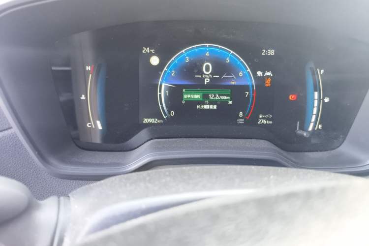 Used Toyota Corolla Cross 2024 2.0L Luxury Edition Odometer Close Up