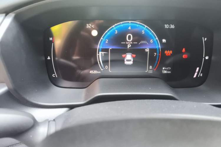 Used Toyota Corolla Cross 2026 Model 2.0L Pioneer Edition Odometer Close Up